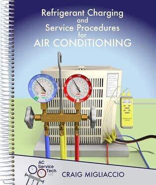 Refrigerant charging book