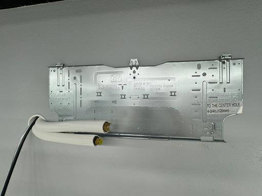 Minisplit indoor mounting plate