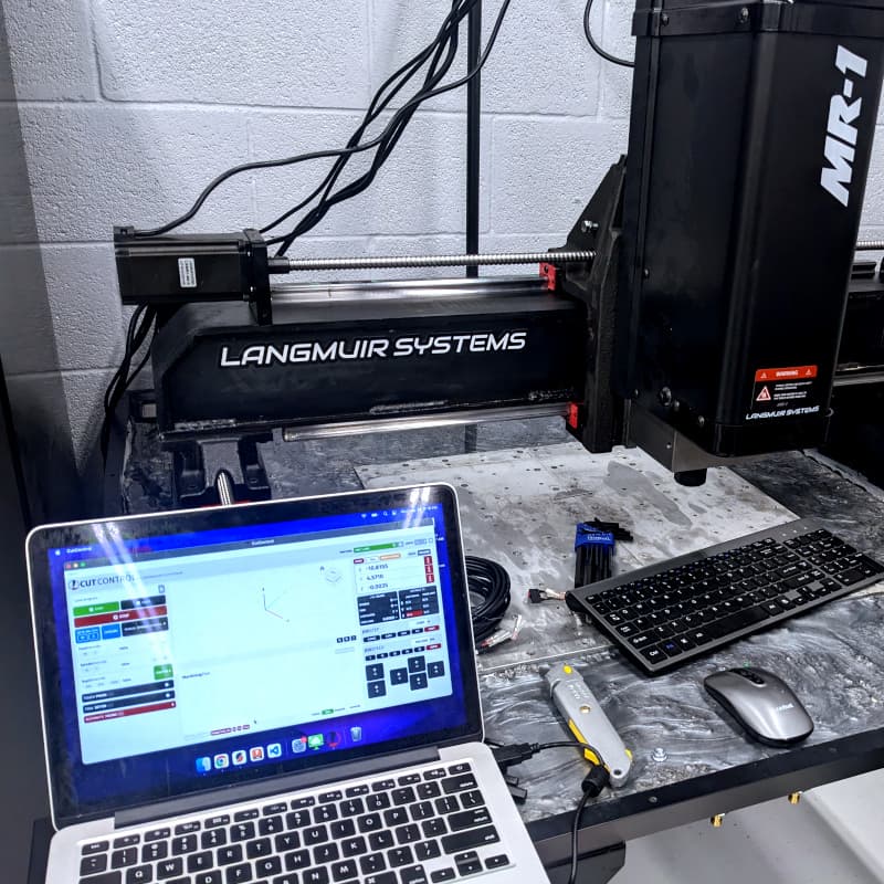 Langmuir MR1 CutControl on Macbook