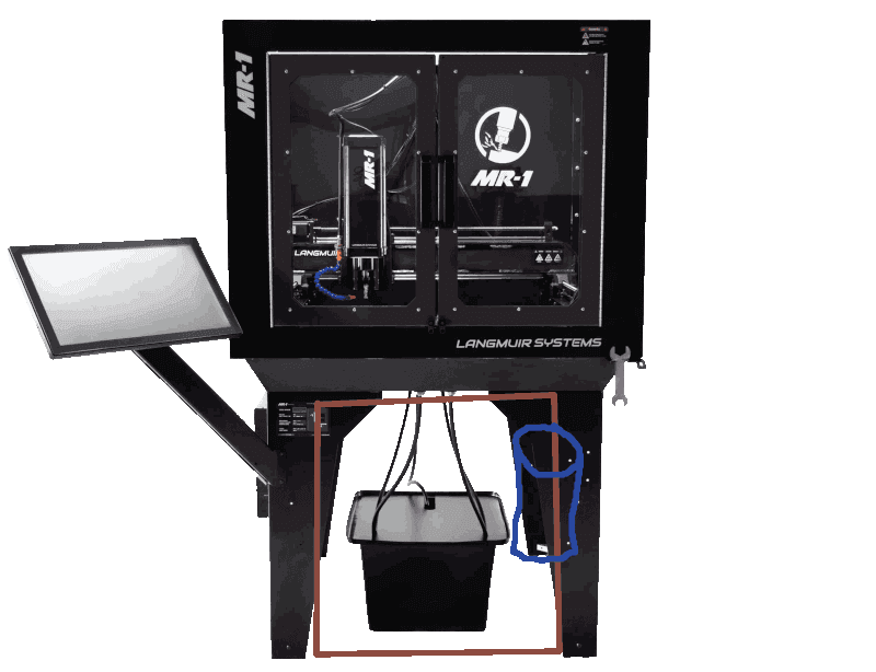 Langmuir MR1 with coolant tank notes